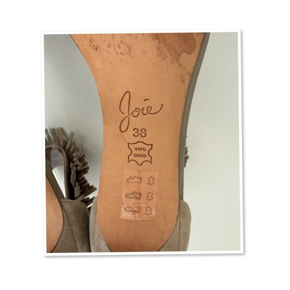 Joie Alek Fringe Ankle Strap Heels - Picture 9 of 10